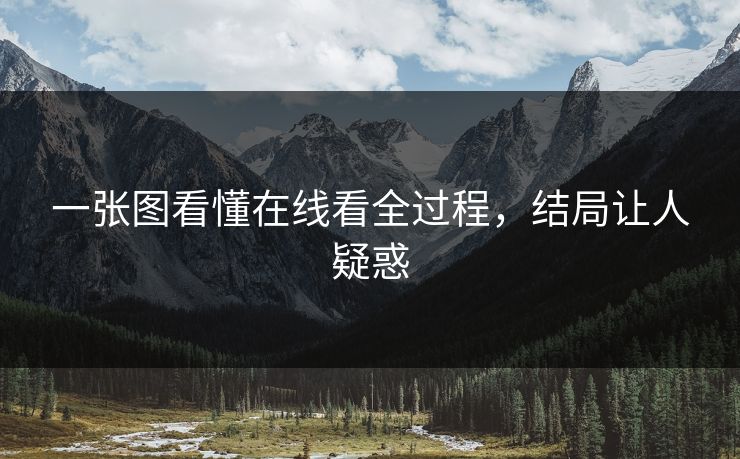 一张图看懂在线看全过程，结局让人疑惑